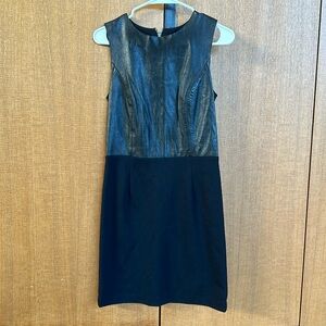 Michael Kors Black Leather Dress